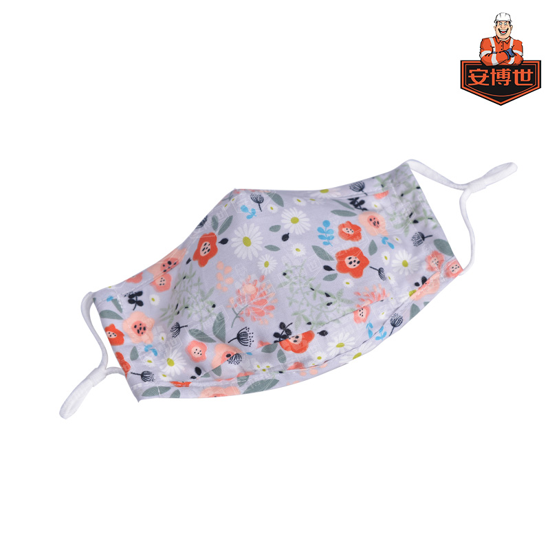 Cycling Mask- Flower print, Kids-1